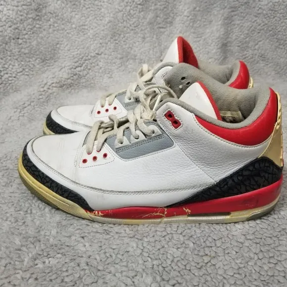Size 13 - Air Jordan 3 Retro 2007 Fire Red