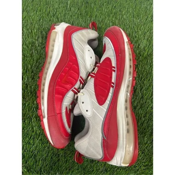 Size 13 - Nike Air Max 98 Men's University Red / White 640744-602