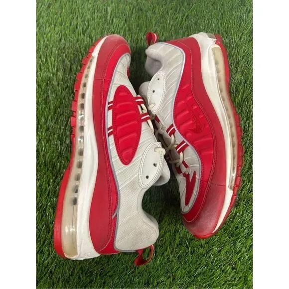 Size 13 - Nike Air Max 98 Men's University Red / White 640744-602