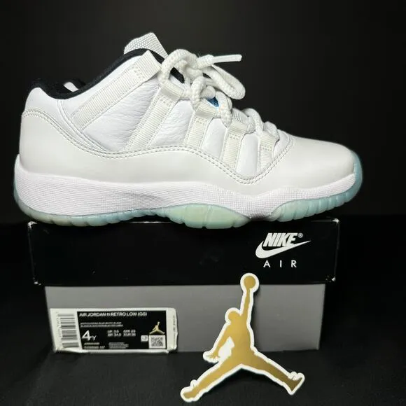 Size 4 - Nike Air Jordan 11 Retro Low GS Legend Blue Men's Shoes