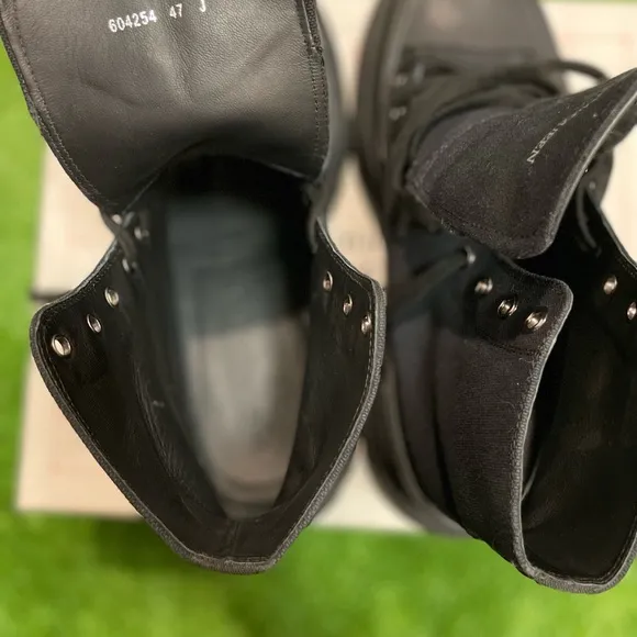 Size 47 us 14 gently used Alexander McQueen Black High-Top Sneakers