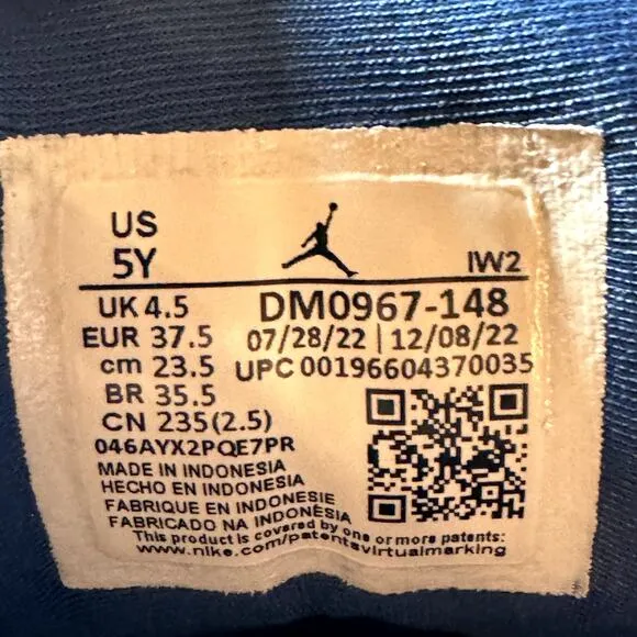 Size 5 - Nike Air Jordan 3 Retro GS Washington Wizards Men's Shoes