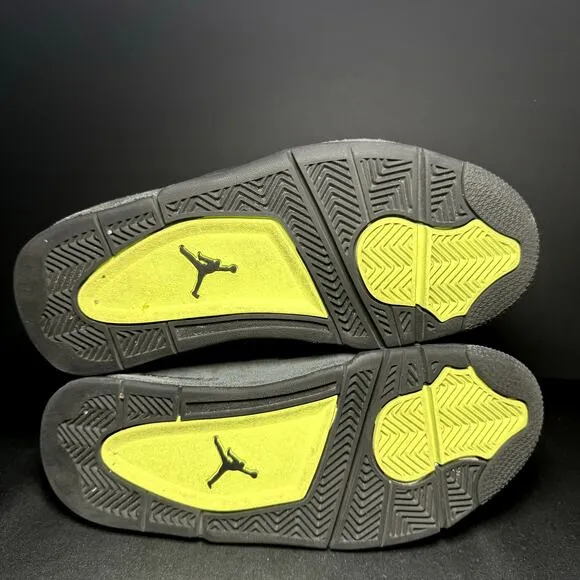 Size 5 - Nike Air Jordan 4 Retro SE GS Neon 95 Men's Shoes
