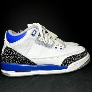 Size 5.5 - Nike Air Jordan 3 Retro GS Racer Blue Men's Shoes