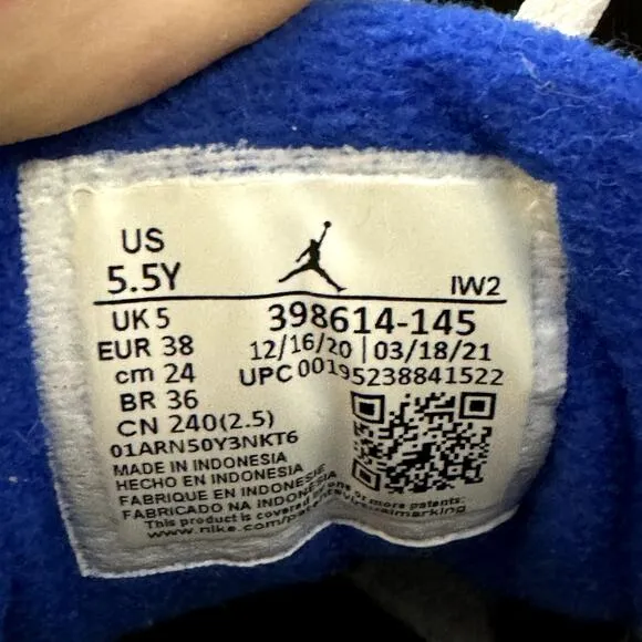 Size 5.5 - Nike Air Jordan 3 Retro GS Racer Blue Men's Shoes