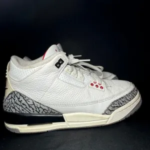 Size 6 - Nike Air Jordan 3 Retro GS White Cement Reimagined Men's Shoes