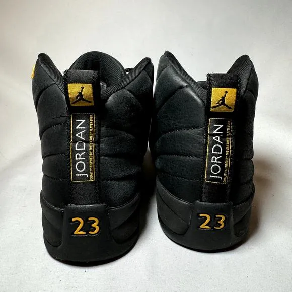 Size 7 - Nike Air Jordan 12 Retro GS Black Taxi Men's Shoes