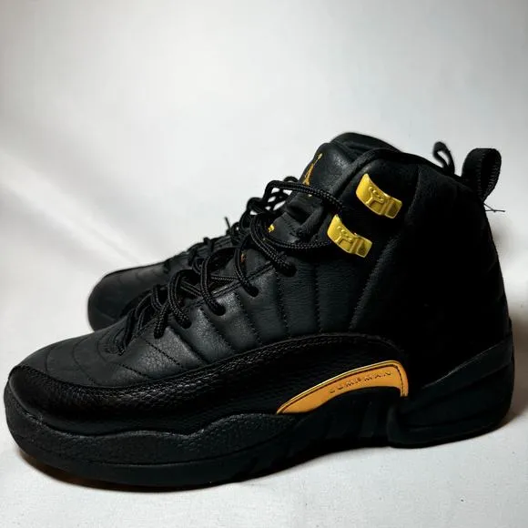 Size 7 - Nike Air Jordan 12 Retro GS Black Taxi Men's Shoes