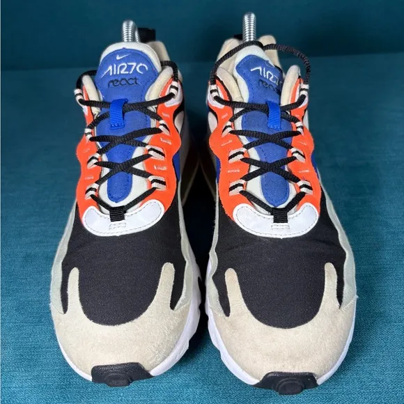 Size 7.5 - Women’s Nike Air Max 270 React Fossil shoes