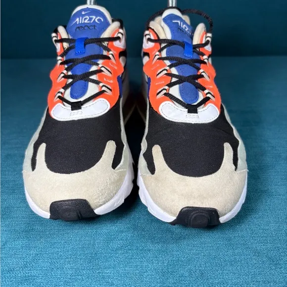 Size 7.5 - Women’s Nike Air Max 270 React Fossil shoes