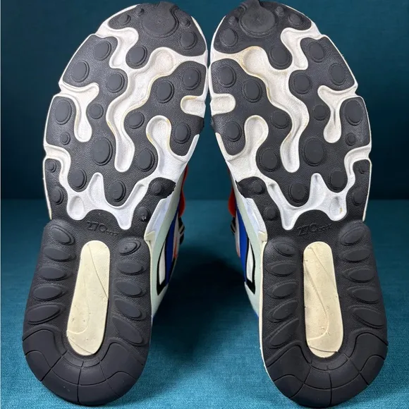 Size 7.5 - Women’s Nike Air Max 270 React Fossil shoes