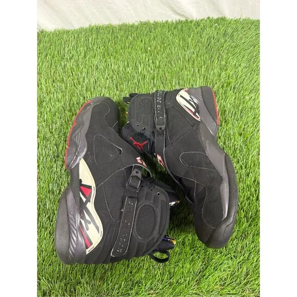 Size 8 - Air Jordan 8 Retro 2013 Playoff Black Red Bred Clean