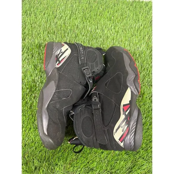 Size 8 - Air Jordan 8 Retro 2013 Playoff Black Red Bred Clean