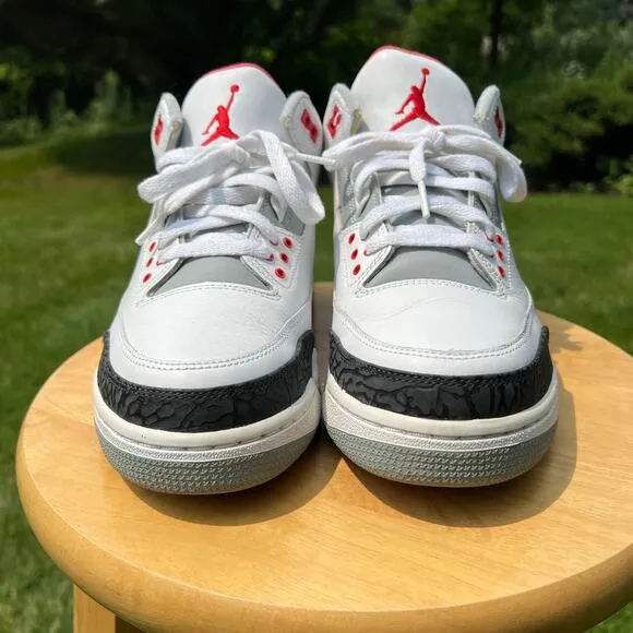 Size 9.5 - Nike Air Jordan 3 Retro Fire Red 2007 Men's Shoes - Ships Now