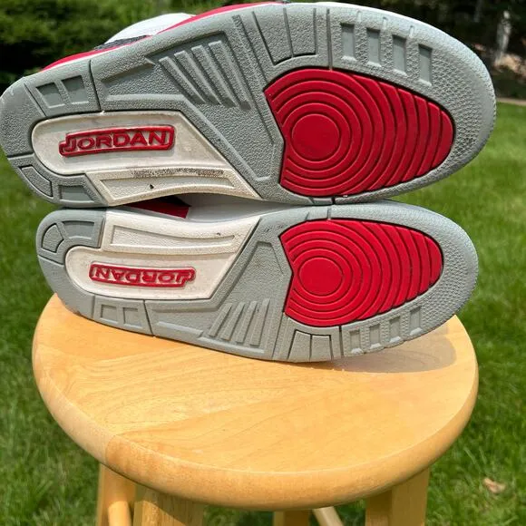 Size 9.5 - Nike Air Jordan 3 Retro Fire Red 2007 Men's Shoes - Ships Now
