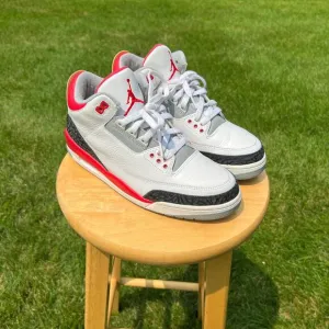Size 9.5 - Nike Air Jordan 3 Retro Fire Red 2007 Men's Shoes - Ships Now