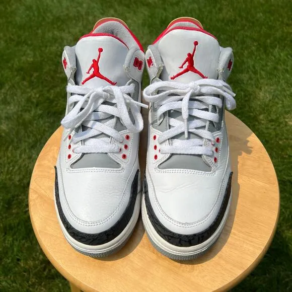 Size 9.5 - Nike Air Jordan 3 Retro Fire Red 2007 Men's Shoes - Ships Now
