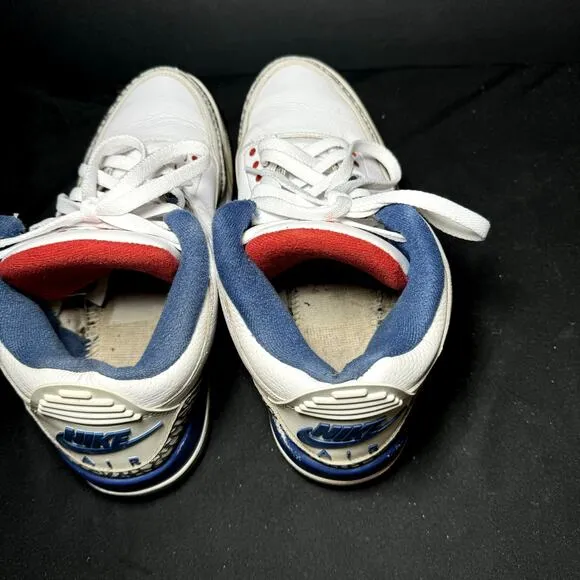 Size 9.5 - Nike Air Jordan 3 Retro OG True Blue 2016 Men's Shoes