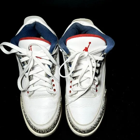 Size 9.5 - Nike Air Jordan 3 Retro OG True Blue 2016 Men's Shoes