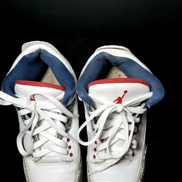 Size 9.5 - Nike Air Jordan 3 Retro OG True Blue 2016 Men's Shoes