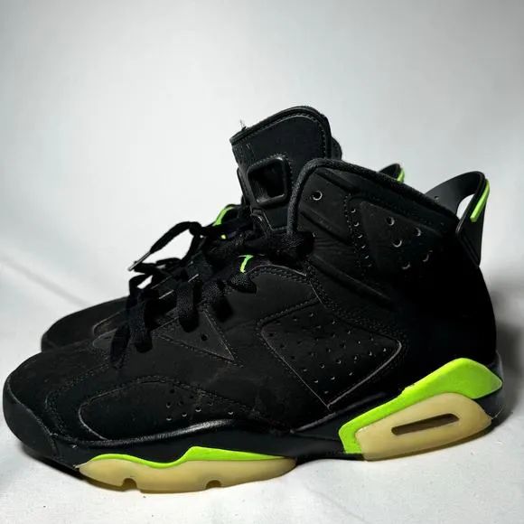 Size 9.5 - Nike Air Jordan 6 Retro Electric Green Men's Shoes
