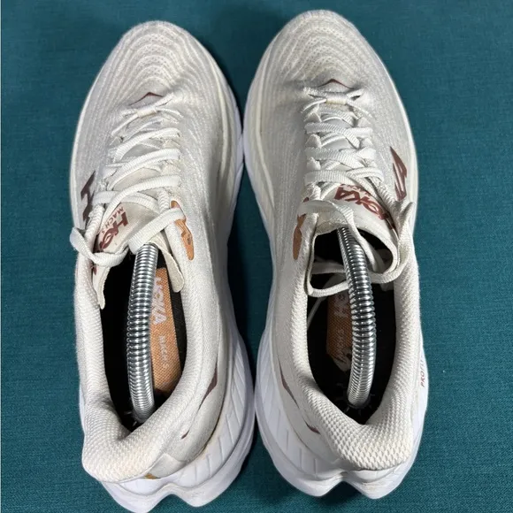 Size 9.5 - Women’s Hoka One Mach 5 gray shoes