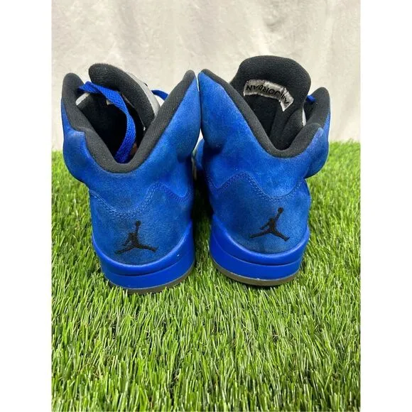 Size 10.5 - Air Jordan 5 Retro Blue Suede