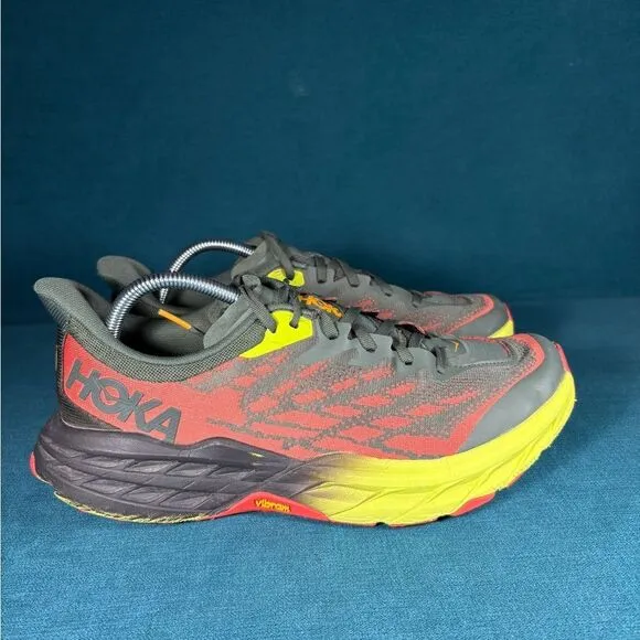 Size 10.5 - Men’s Hoka One Speedgoat multicolor shoes