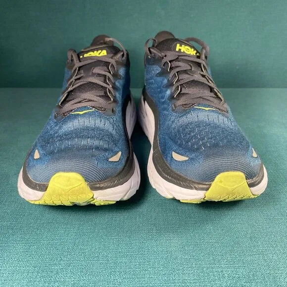 Size 11.5 - Men’s Hoka One Clifton 8 multicolor shoes