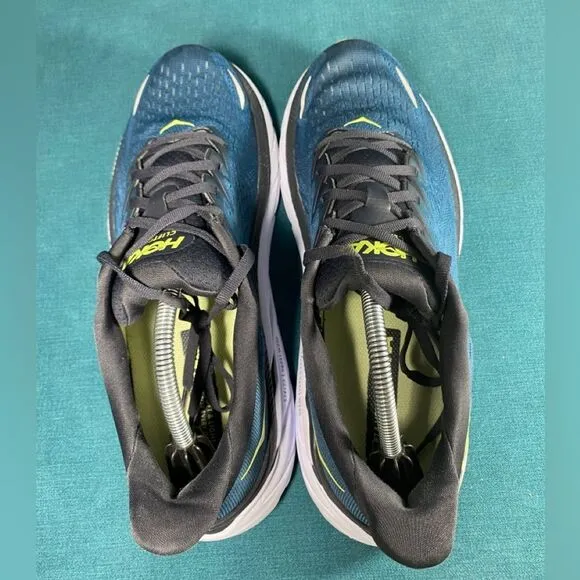 Size 11.5 - Men’s Hoka One Clifton 8 multicolor shoes