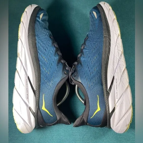 Size 11.5 - Men’s Hoka One Clifton 8 multicolor shoes