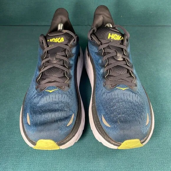 Size 11.5 - Men’s Hoka One Clifton 8 multicolor shoes