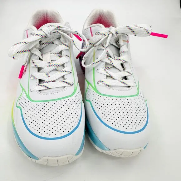 Skechers Air Uno Pop of Sunshine Low Top Womens Casual Fashion Shoes Sneaker 6.5