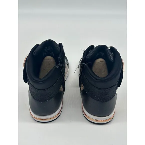 Skechers Street Los Angeles Sneakers/Shoes 310612L/BKRG Size 1 Girls Kids