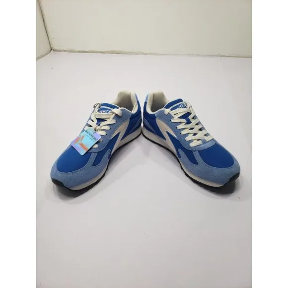 Skechers Street Los Angeles Women’s Blue &amp; White Memory Foam Sneakers size 9