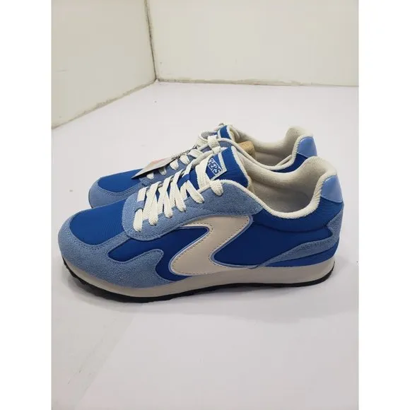 Skechers Street Los Angeles Women’s Blue &amp; White Memory Foam Sneakers size 9
