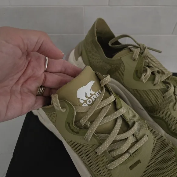SOREL Kinetic RNGED Float Sneakers Casual Chunky Shoes Olive Shade Shale Mauve