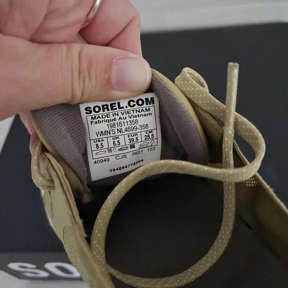 SOREL Kinetic RNGED Float Sneakers Casual Chunky Shoes Olive Shade Shale Mauve