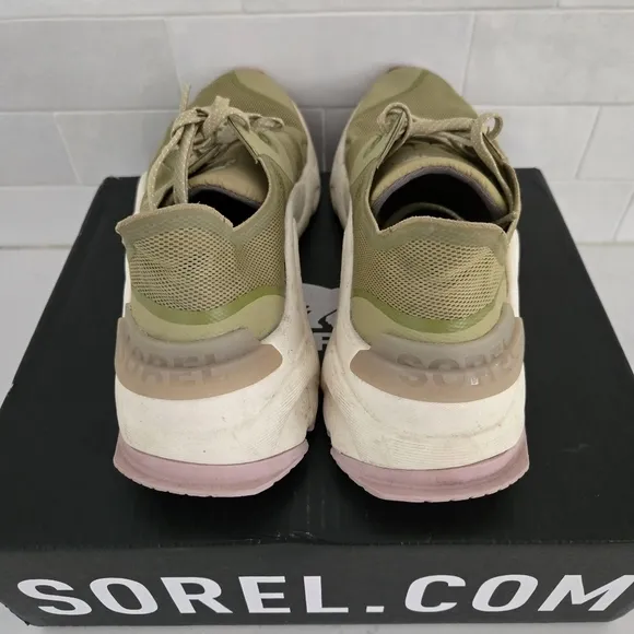 SOREL Kinetic RNGED Float Sneakers Casual Chunky Shoes Olive Shade Shale Mauve