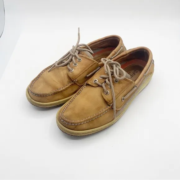Sperry Top Sider Men's Tan Boat Shoes Casual Size 8.5 M