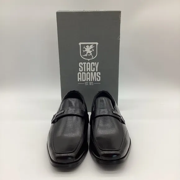 Stacy Adams Black Boys Dress Shoes NWT Size 3.5