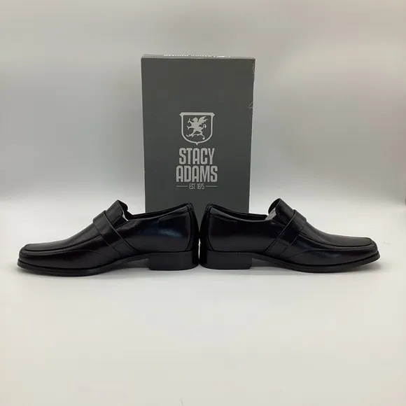Stacy Adams Black Boys Dress Shoes NWT Size 3.5