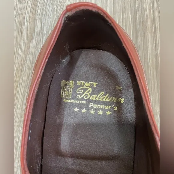 Stacy Baldwin Men’s Delta Tangerine Shoes Exclusive For Penner’s Size 11  EUC
