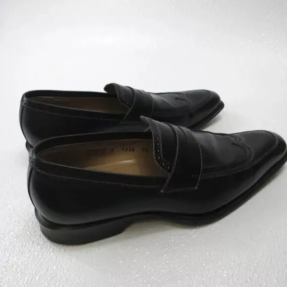 Stefano Branchini Strap Leather Dress Loafers Shoes Mens Fashion Footwear sz 7.5