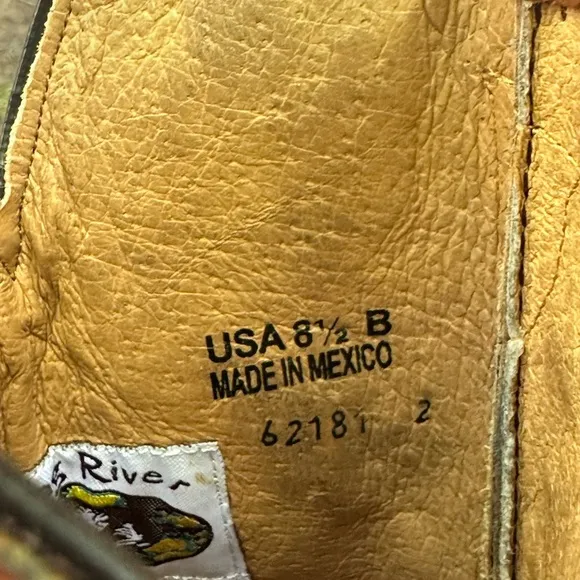 Sterling River Brown Leather Cowgirl Boots Size 8.5