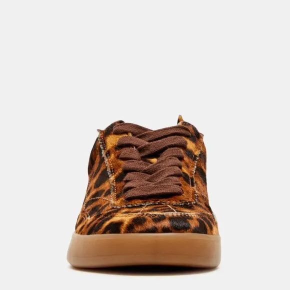 Steve Madden Braxton Leopard Print Retro Sneaker