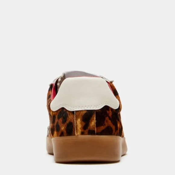 Steve Madden Braxton Leopard Print Retro Sneaker