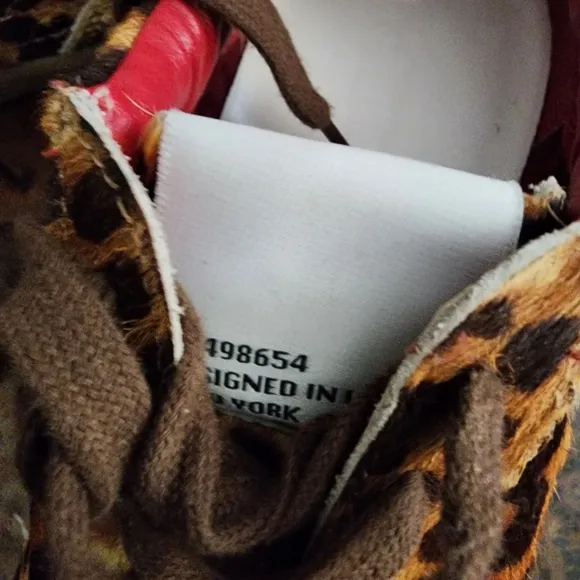 Steve Madden Braxton Leopard Print Retro Sneaker