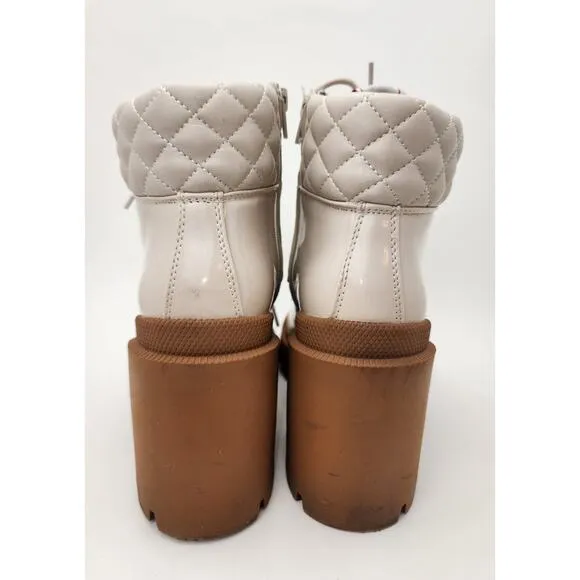 Steve Madden Chunky Boots womens 9.5 Y2K Heel platform winter boho