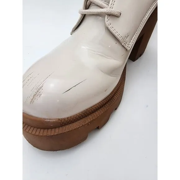 Steve Madden Chunky Boots womens 9.5 Y2K Heel platform winter boho